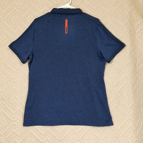 Set of 2 Under Armour Polo Shirt Navy Blue Auburn Tigers SEC Football Sz Large - Picture 5 of 12